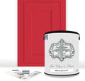 ALL-IN-ONE Paint by Heirloom Traditions, Monarchy (Primary Red), Gallon - Durable cabinet and furniture paint. Built in primer and top coat, no sanding needed. Includes our 30 featured color card.