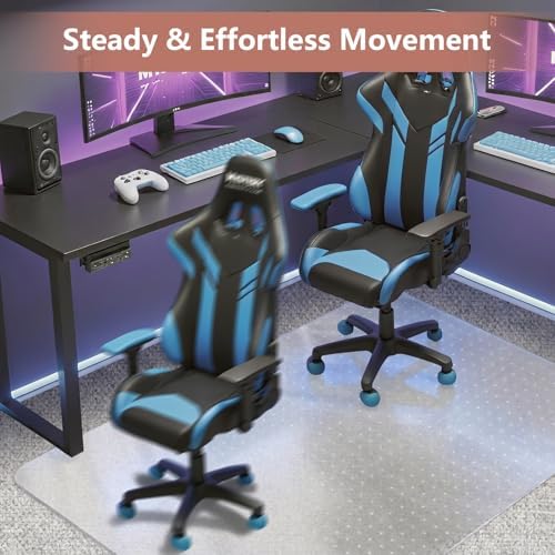 AiBOB Office Chair Mat for Carpet, 36" x 48" Clear Design for Gaming