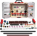 512-Piece Rotary Tool Accessories Kit, 1/8" Universal Rotary Tool Bits, Multi-Functional Attachment for Sanding, Cutting, Grinding, Drilling, Engraving, Polishing and Cleaning