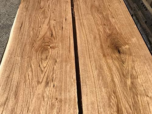 2 Thin Butternut Wood Boards @ 1/4 x 3 x 30 Inches. Kiln Dry Lumber