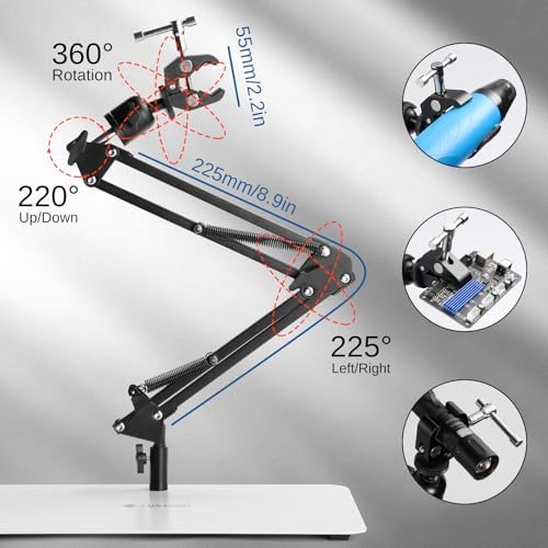 SainSmart Magnetic Helping Hands Soldering & Solder Fume Extractor Combo
