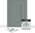 ALL-IN-ONE Paint by Heirloom Traditions, London (Muted Green), 8oz Sample - Durable cabinet and furniture paint. Built in primer and top coat, no sanding needed. Includes our 30 featured color card.
