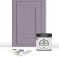 ALL-IN-ONE Paint by Heirloom Traditions, Thistle (Gray Purple), 8oz Sample - Durable cabinet and furniture paint. Built in primer and top coat, no sanding needed. Includes our 30 featured color card.