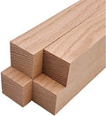 Barrington Hardwoods Red Oak Lumber Square Turning Blanks (4 Pieces) (2" x 2") (2" x 2" x 12")