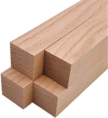 Barrington Hardwoods Red Oak Lumber Square Turning Blanks (4 Pieces) (2" x 2") (2" x 2" x 30)
