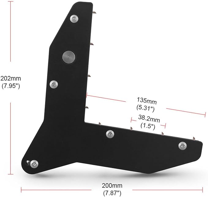 Miter Clamps Aluminum Alloy Compatible with Woodworking/Corner Clamps Fit for Making Window Casing, Door Casing, Picture Frames, Cabinet Trim (1pcs)