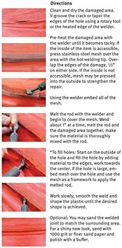 Poly Welder Pro 200 Watt Plastic Repair Kit (Natural)