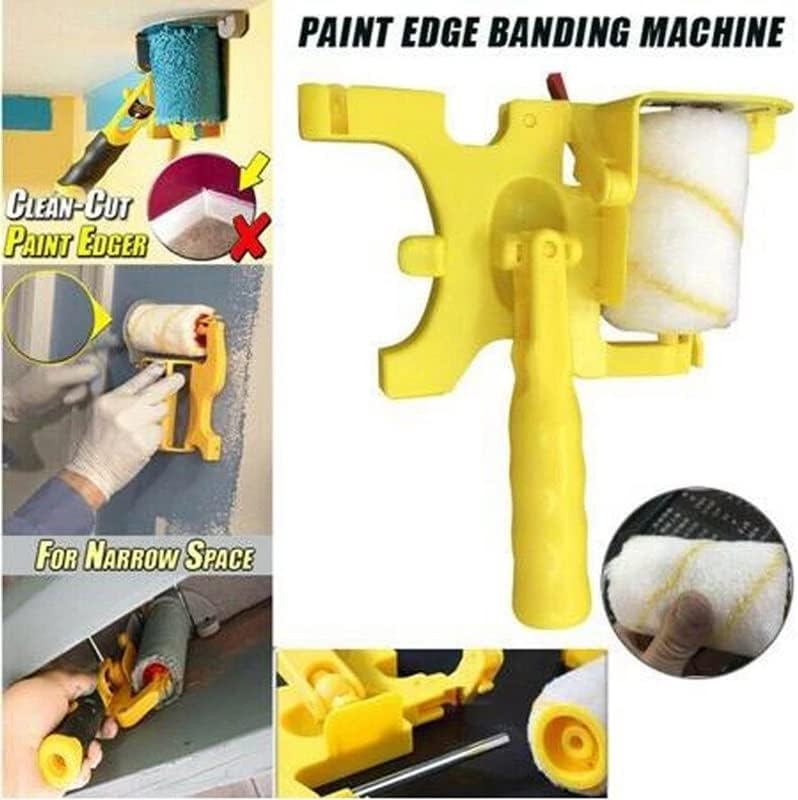 Clean Cut Paint Edger Roller Brush Wall Ceiling Door Painting Edging Tools for