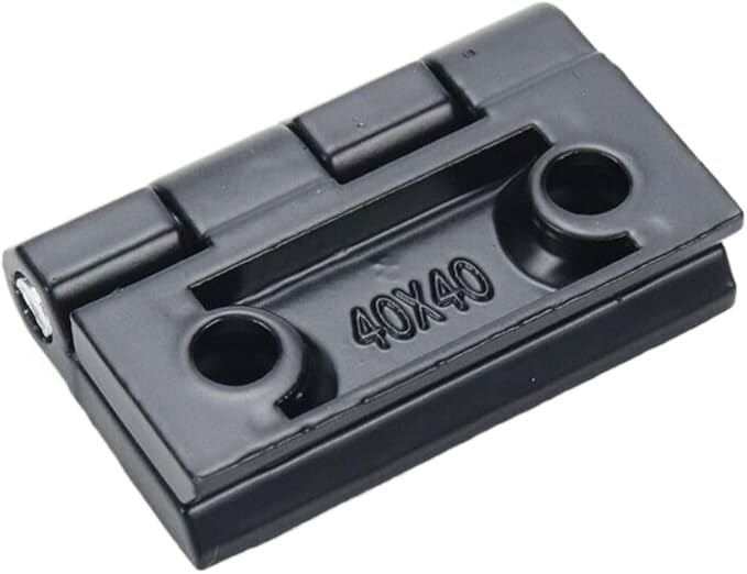 4 Pcs Metal Foldable Butt Hinge Zinc Alloy Ball Bearing Butt Hinge for Cabinet Door Closet,1.57×1.57 inch，Black