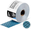 toolant Diamond Shape 240 Grit Sandpaper Roll, 2-3/4" Wide 10Yard Longboard