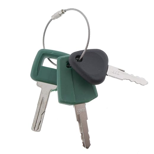 Solarhome Set of 3 Ignition Keys Master Set Excavator Key Heavy Equipment Key Set/Construction Compare with Key Heavy Equipment Excavator Loader Truck