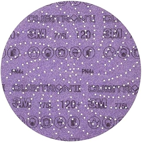 3M Xtract Cubitron II Film Disc, 775L, 120+ 3MIL, 5 in, Die 500LG