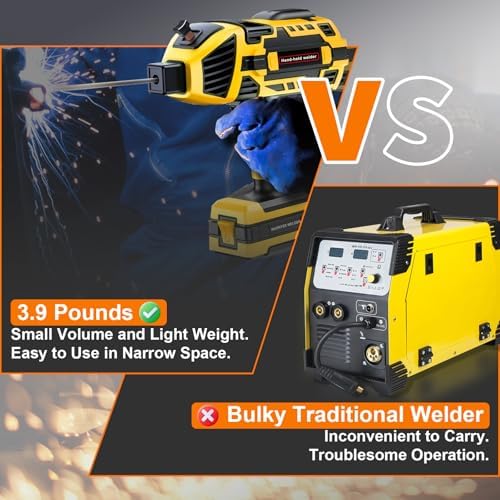 Portable Welder Handheld, 110V 120A IGBT Inverter Welding Machine