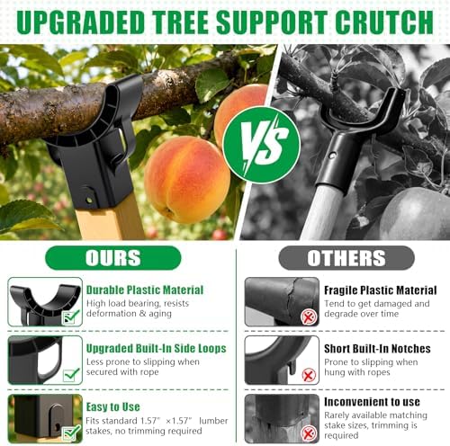 KJX 8 Pack Upgraded Tree Crutches, Fruit Tree Branch Supports