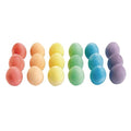 Colorations Chunky Chalk Eggs, Set of 18, for Kids and Toddlers, Easy Grip, Non-Toxic, Assorted Colors, 2 1/8 X 1 1/2 inches, Outdoor Play, Create, Drawing, Assorted Set (CHALKEGG)