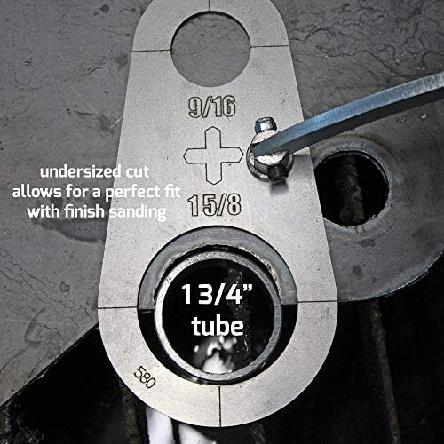 Plasma Stencil - Circle PRO Upgrade - Cutter Guide 5 pc. Kit - .580"