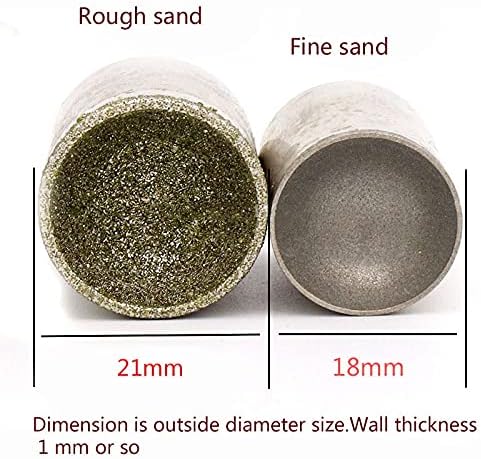 1Pc 6mm Shank Diamond Grinding Head Mounted Points Spherical Concave Jade Carving Burrs For Rotary Tool Fine Rough Sand Polisher,Fine Grit,7mm