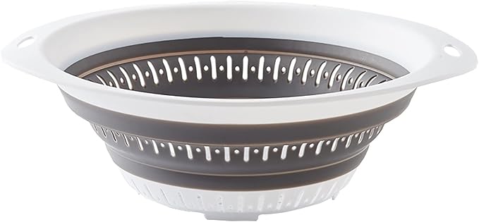 Draining rack Drain Basket Vegatable Basket Collapsible Colander Strainer With Plastic Handles Foldable Storage Basket Kitchen Gadgets Sink Strainer Basket(D,Small)
