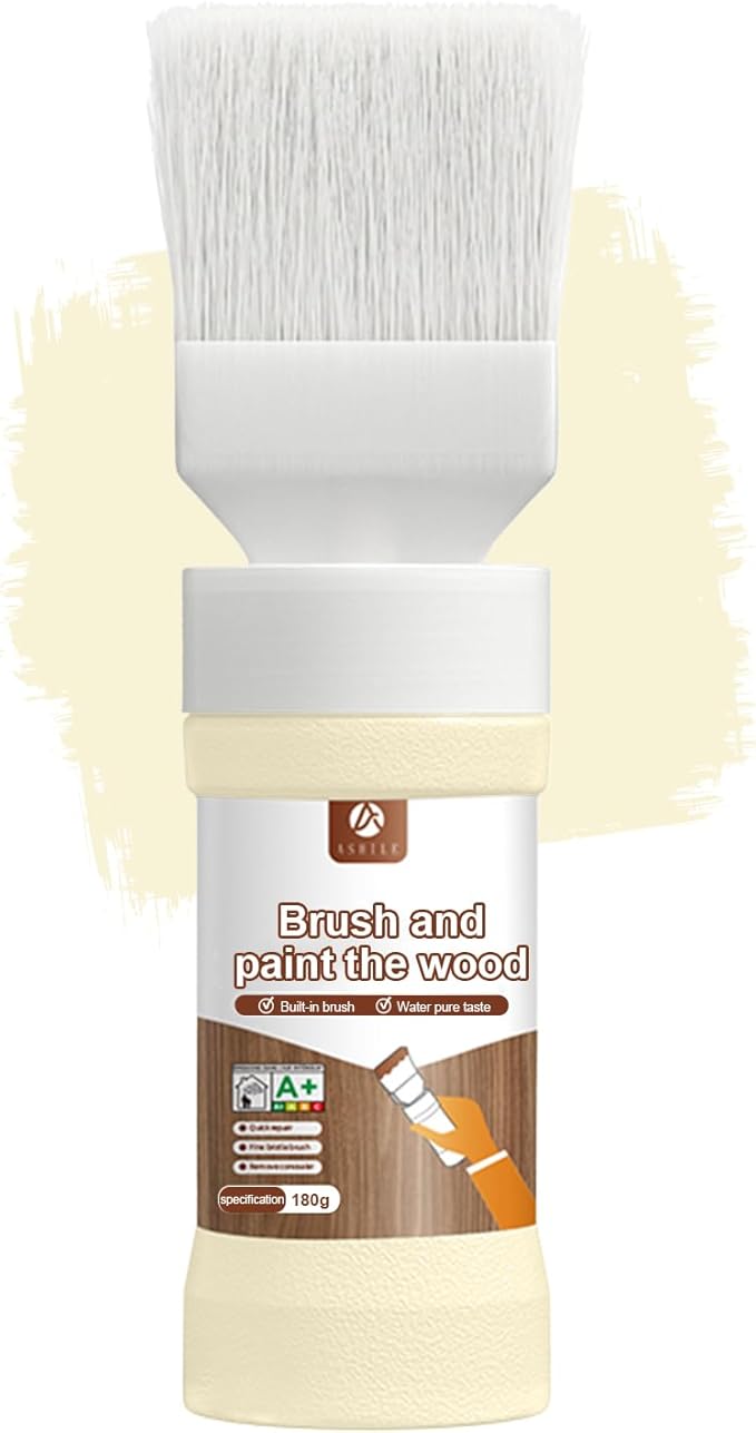 Beige Touch-Up Paint for Furniture, Cabinets, Wood, Metal No Sanding, Fast Drying, Water Based Multi Surface, 6.35 oz