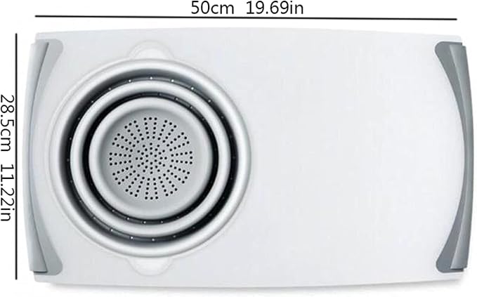 Draining Rack Kitchen Cutting Board Folding Storage Sink Drain Basket Multi Function Tray Filter Chopping Blocks Meat Vegetable Fruit Drainage