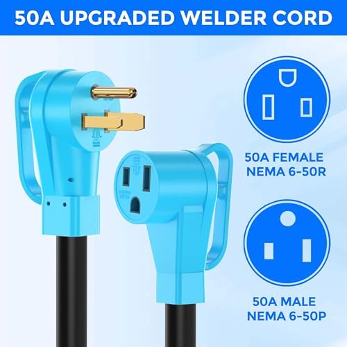 50Amp 40FT Welder Extension Cord 8 AWG