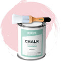 Chalk Paint for Furniture 25 fl.Oz. (750ml) + Special Chalk Paint Brush - Furniture Paint no Sanding or Priming - Chalk Finish Wood Paint - DIY Projects Home Decor & Improvement (PASTEL PINK)