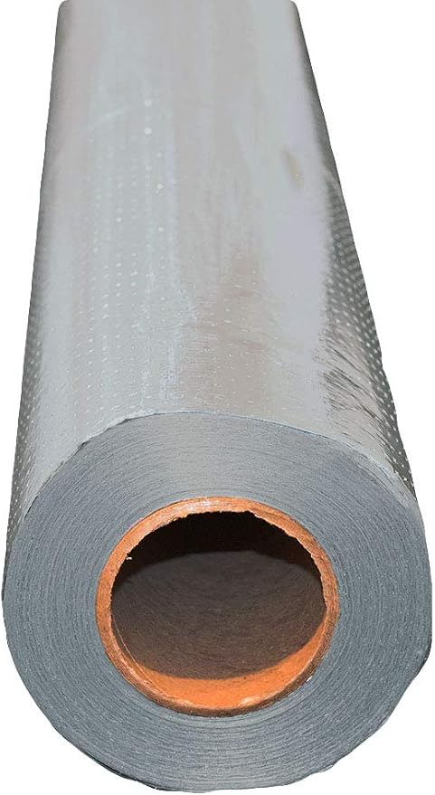 US Energy Products Radiant Barrier Insulation 1000 sqft (4ft Wide) Commercial Grade Perforated No Tear Green Energy Radiant Barrier Reflective Insulation Solar Attic Foil Roof House Wrap SCIF RIFD