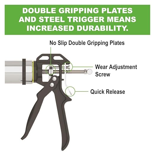 Albion Engineering B12B30SP Spot-Pro® System, B-Line Manual Bulk Dispenser + Extension Nozzle for Sealing Exposed Metal Roofing/Siding Fasteners, Complete Kit with Accessories, 30 oz (1 Quart)