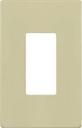 ENERLITES Screwless Decorator Wall Plate Child Safe Outlet Cover, Gloss Finish, Medium Size 1-Gang 4.88" H x 3.11" L, Unbreakable Polycarbonate Thermoplastic, SI8831M-I, Ivory