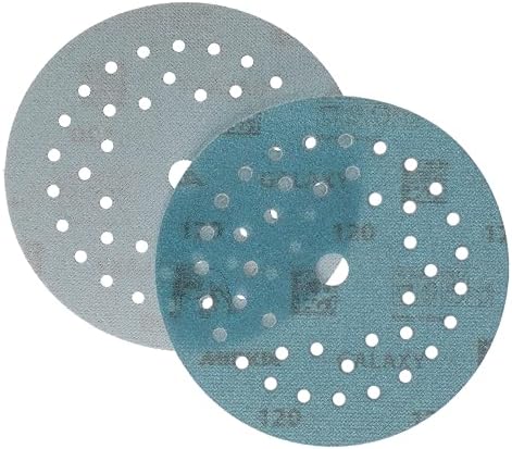Mirka Galaxy Multifit 5 Inch Ceramic Sandpaper 120 Grit Hook & Loop 50 Pack
