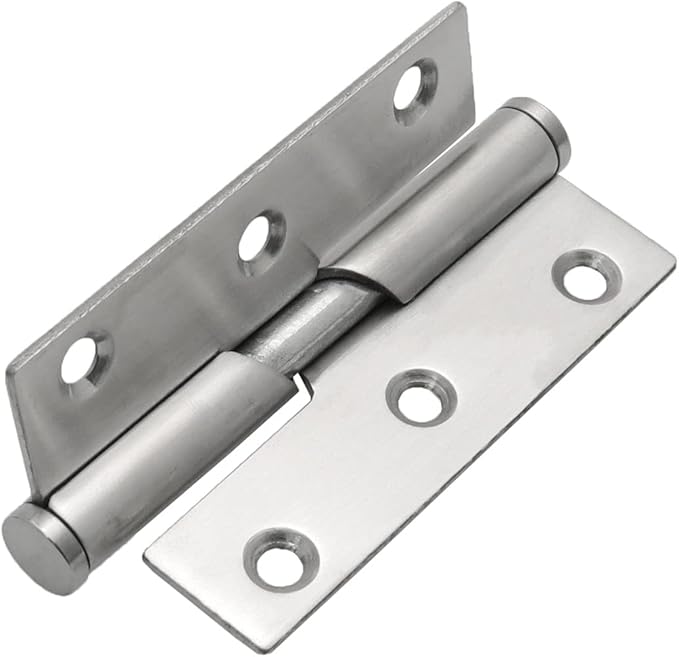 2pcs Stainless Steel Lifting Hinge 3" Rising Butt Handed Lift Off Door Hinge Right