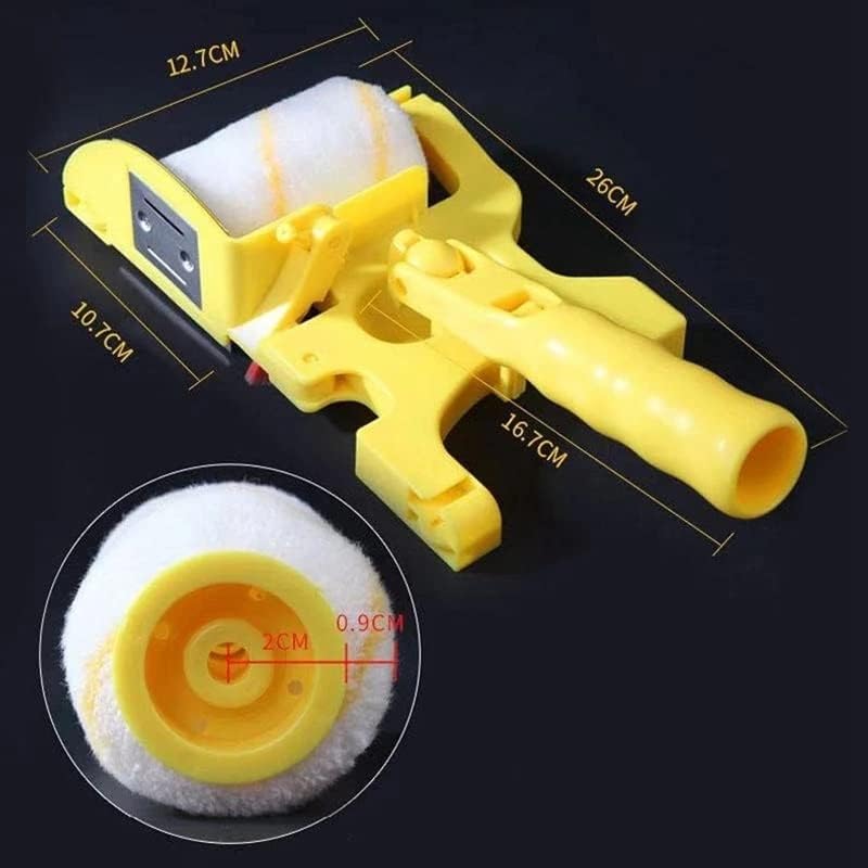 Clean Cut Paint Edger Roller Brush Wall Ceiling Door Painting Edging Tools for