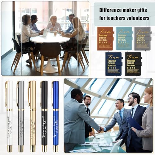 Kosiz 20 Pcs Employee Appreciation Gift Bulk Notebook Pen, Multicolor, Team