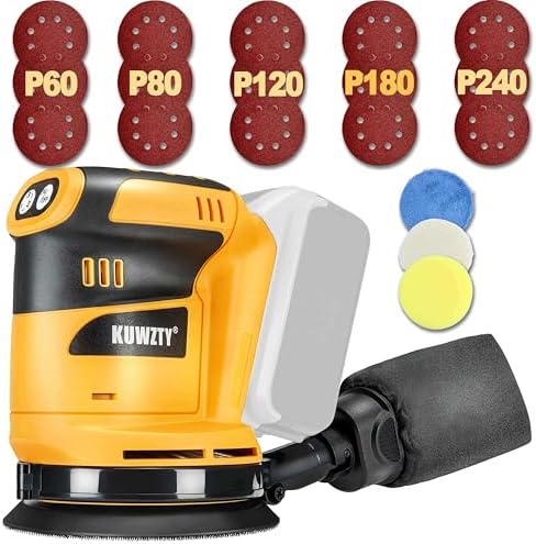 Cordless Random Orbital Sander for DEWALT 20v Battery(No Battery)