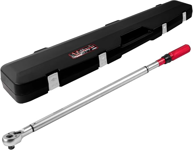 Hairich 3/4-Inch Drive Click Torque Wrench, 48 tooth 100-700ft.lb/136-949Nm | Professional Inch Pound Torque Wrench, for Maintenance Tool and Product Assembly