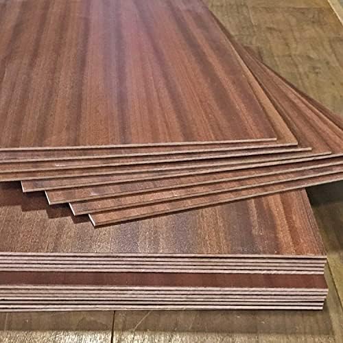 1/8" x 12" x 24" Pre Finished Quarter Sawn Sapele Plywood - Perfect Laser Cutting - Engraving - Cherokee Wood Products (48)