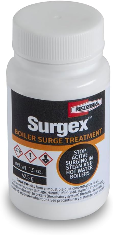 Rectorseal 68752 1-1/2-Ounce Surgex Boiler Treatment, 20-Piece
