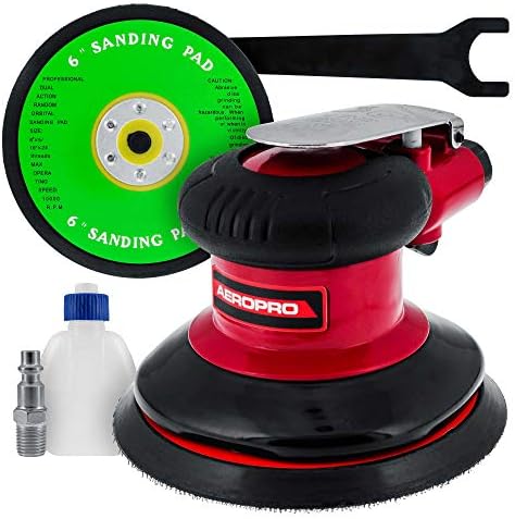 TCP Global Heavy Duty 6" Dual-Action Random Orbit Air Palm Sander