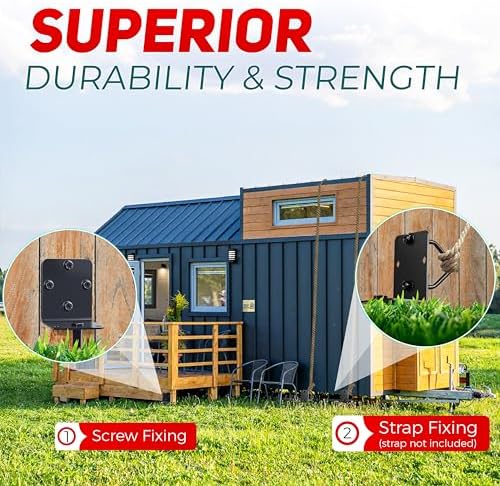 [UPGRADED] 24” Full Spiral Blade Mobile Home Anchor - 4pcs Ground Anchor