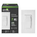 Leviton Decora Smart Dimmer Switch, Wi-Fi, Works with Matter, My Leviton, Alexa, Google Assistant, Apple Home/Siri & Wired or Wire-Free 3-Way, Neutral Wire Required, D36HD-1RW, White