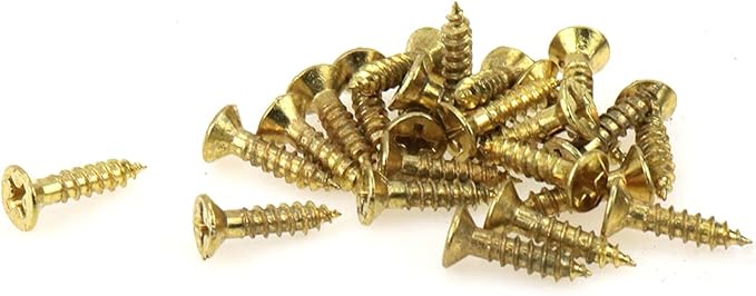 3 Inch Solid Brass Butt Hinges 4Pcs, Narrow Cabinet Door Hinges with Screws for Furniture, Cupboard, Closet, Dresser, Wooden Box, Jewelry Box