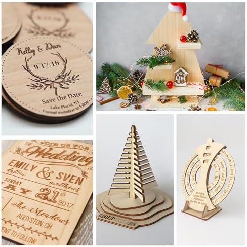 12 Pack Basswood Sheets 1/16"x12"x12", Balsa Wood Sheet for Laser Cutting and Engraving,Thin Plywood Board Unfinished Wood for Crafts, DIY Ornaments and Architectural Model, Wood Burning.
