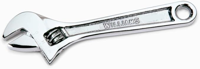 Williams 13406A Chrome Adjustable Wrench 6"