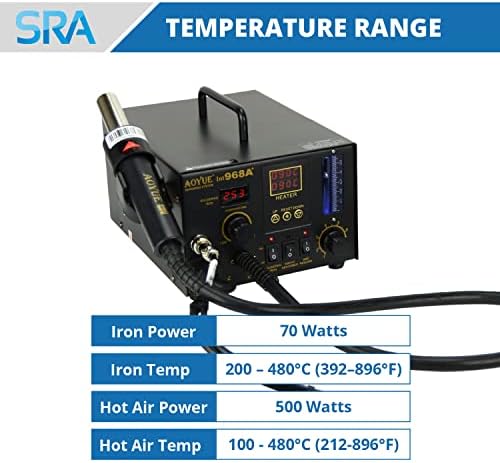 New Aoyue 968A+ SMD Digital Hot Air Rework Station… (110)