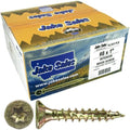 Jake Sales #8 x 1 Gold Star Wood Screw, T-20 Torx Drive, Flat Head – (Full Box) ~10,000 Screw Count