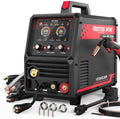 YESWELDER Firstess SP200 MIG Welder, MIG/Pulsed MIG/Flux Core/Spot Welding/Lift TIG/Stick/Spool Gun Compatible