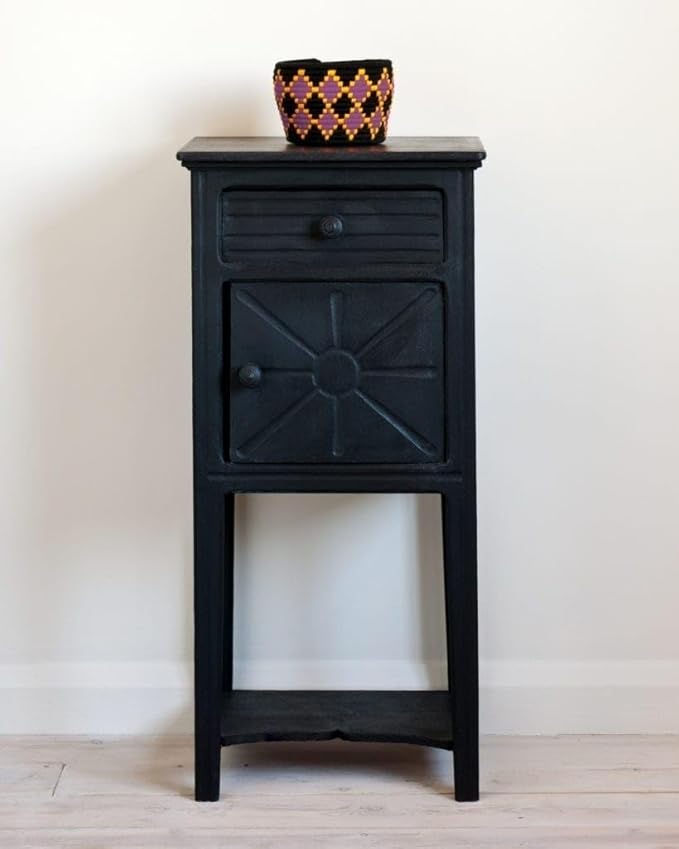 Annie Sloan Chalk Paint® (Athenian Black, 500 ml/16.9 Fl Oz) a unique decorative paint for furniture, cabinets and home décor with no sanding or priming