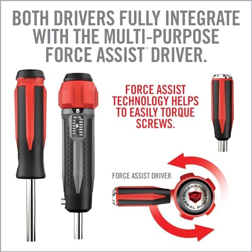Real Avid Armorers Tool Kit – Precision Torque Wrench Set with 83 Bits, Magnetic Bit Driver, LED Screwdriver - Includes Hex Phillips Torx Drivers with Accurate Inch Pound Settings for Gun Maintenance