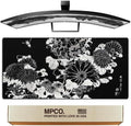 MPCO. Chrysanthemums Gaming Desk Pad, 36" x 17" Duraglyde Fabric Desk Mat