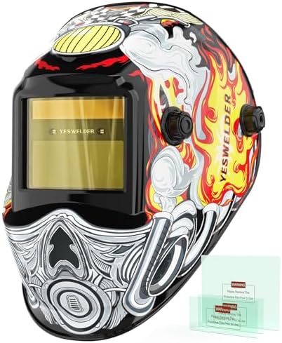YESWELDER Auto Darkening Welding Helmet 1/1/1/1 True Color, LYG-L600A
